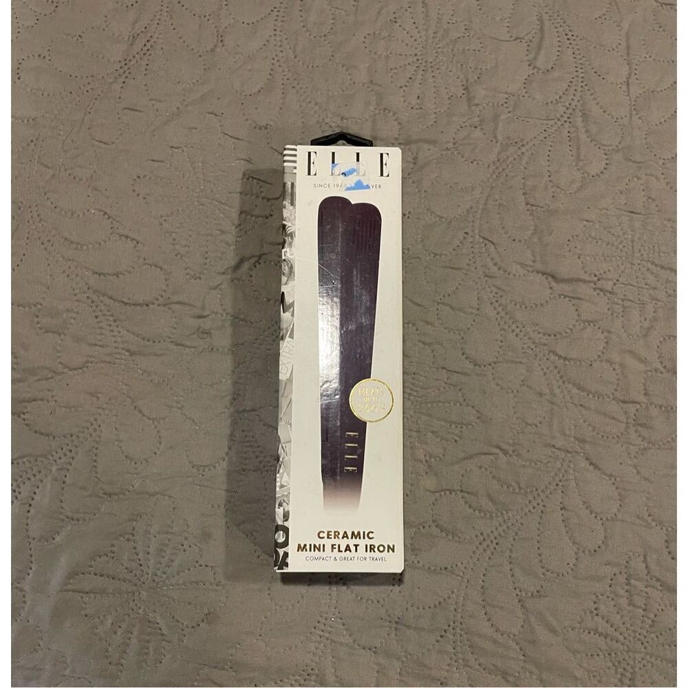 Elle Mini Ceramic Flat Iron New 356° Short Hair